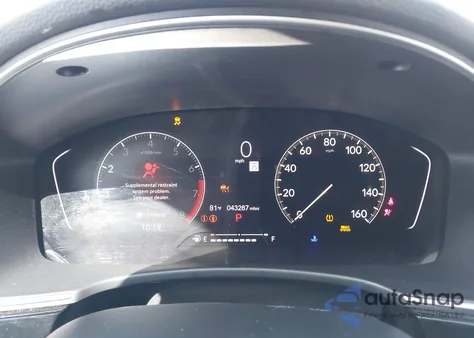 2022 Honda Civic Ex-L z USA, uszkodzony, nr VIN 19XFL1H7XNE005228